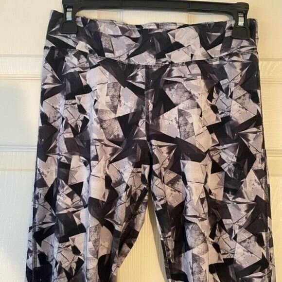 Champion women's multicolor patterned athletic spandex high rise leggings sz XL - Picture 2 of 8